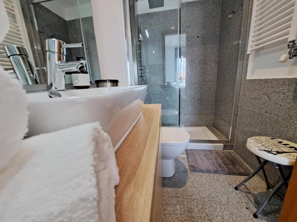 Baiona, Playa Santa Marta, Piscina Apartment Екстериор снимка