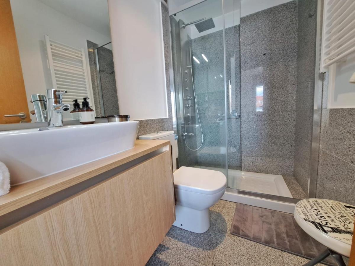 Baiona, Playa Santa Marta, Piscina Apartment Екстериор снимка